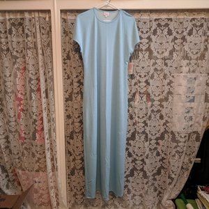 Light Blue Polka Dot Maxi Dress | LuLaRoe Maria